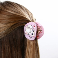 Краб для волос , заколки &laquo;Самой милой&raquo;, цвет розовый, 5 x 5 x 3,5 см