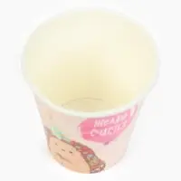 Стакан одноразовый бумажный &laquo;Желаю счастья, ёжик&raquo;, розовый, 250 мл