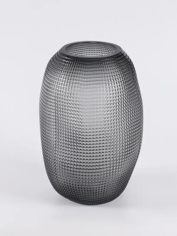 Ваза &laquo;Аллесио&raquo;, 30&times;20 см, стекло, чёрная