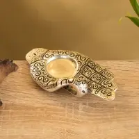 Подставка под благовония "Мудра"  алюминий 14х7,5 см