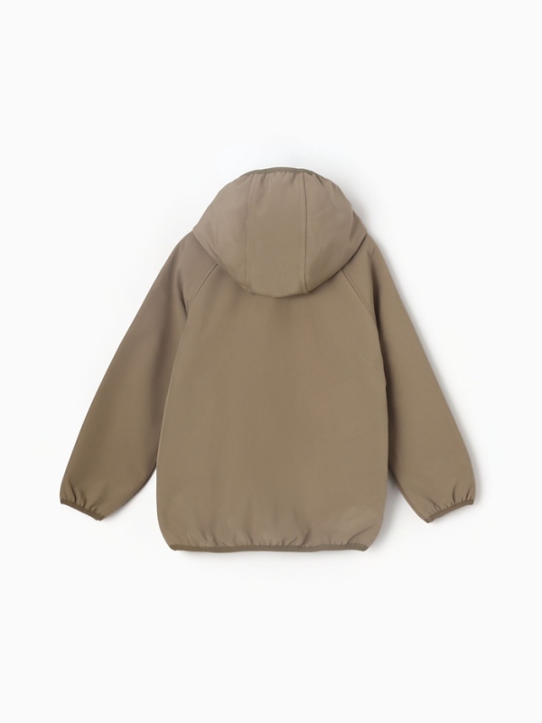 Ветровка демисезонная для девочек MINAKU из Softshell на флисе, непромокаемая, хинди, рост 140 см