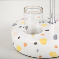 Настольная лампа "Аэлита" E14 15Вт белый 20х20х30 см RISALUX Настольная лампа "Аэлита" E14 15Вт белый 20х20х30 см RISALUX