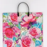 Пакет "Матисс", полиэтиленовый с пластиковой ручкой, 38 х 34 + 3 см, 90 мкм