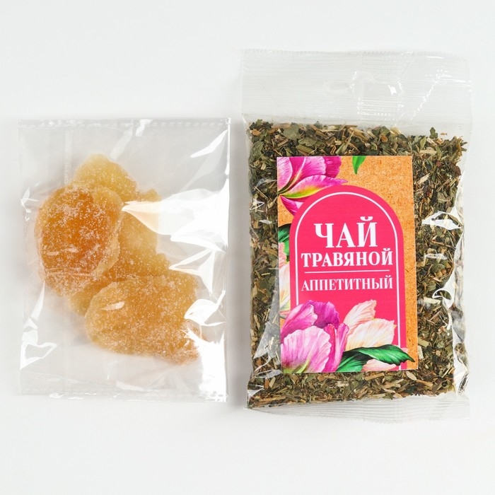 Доброе Здоровье Набор Доброе Здоровье Набор "Самой прекрасной" бальзам, цукаты имбиря 30 г, чай