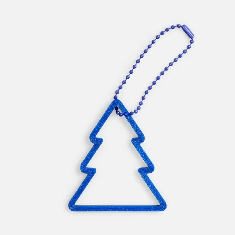 Подвеска &laquo;Елочка&raquo;, 3D-печать, синяя