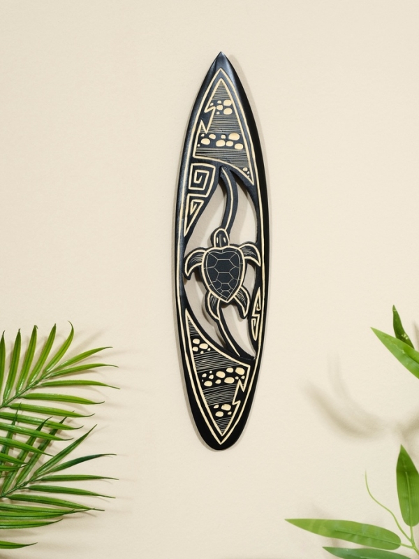 Панно Панно "Доска для сёрфа "Черепашка" дерево 40х11 см