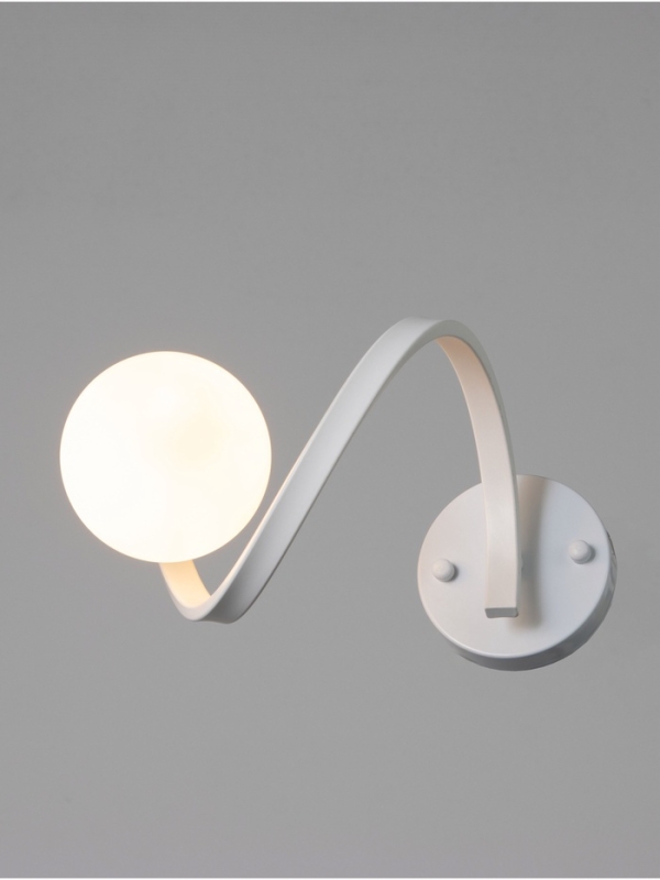 Бра Nadine 1х10Вт GU10 белый 37х16х32см