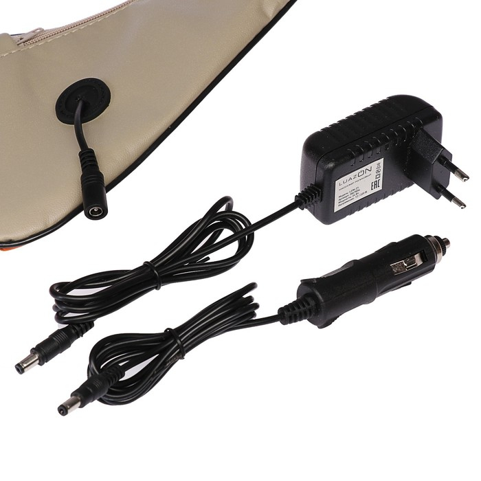 Массажёр для спины и шеи Luazon LEM-21, наплечный, ИК-подогрев, 220 В Массажёр для спины и шеи Luazon LEM-21, наплечный, ИК-подогрев, 220 В