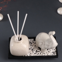 Диффузор керамика "Слон" аромапалочки 3 шт 9,5х20х16 см