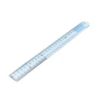 Линейка 30 см Calligrata пластиковая, прозрачная