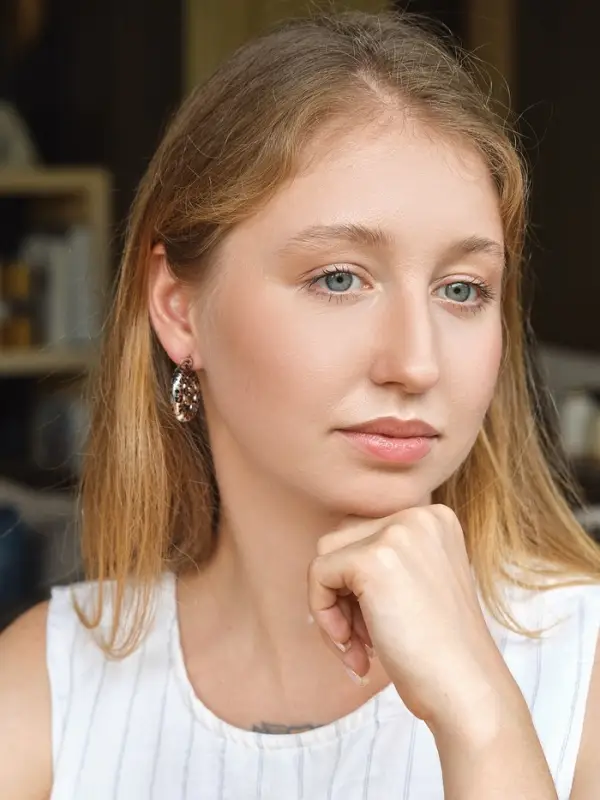 Серьги пластик &laquo;Леопард&raquo; ракушка, цвет золото