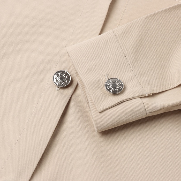 Рубашка детская MINAKU: Jeans collection, цвет бежевый, рост 140 см