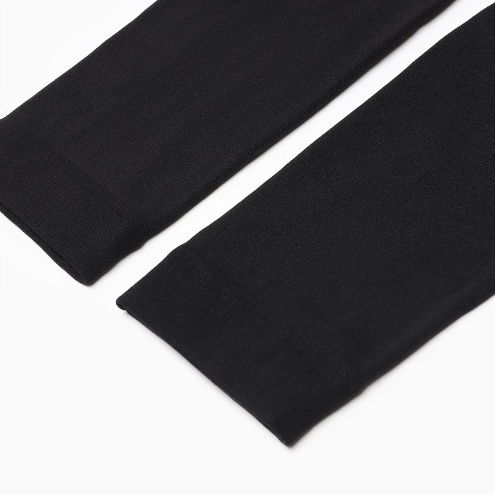 Лосины женские микрофибра с начесом 260 DEN, цвет черный, размер 5