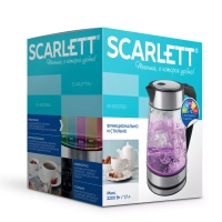 Чайник электрический стеклянный с подсветкой 1,7л