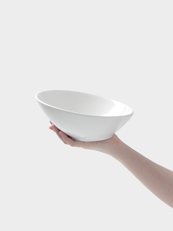 Салатник Hanna Kn&ouml;vell, 21.7&times;21.1&times;10 см, фарфор, белый