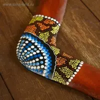 Сувенир &laquo;Бумеранг с точечной росписью&raquo;, 40&times;7&times;1 см, МИКС