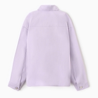 Рубашка детская MINAKU: Jeans collection, цвет лавандовый, рост 116 см