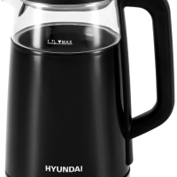 Чайник HYK-G6404 1.7л. 2200Вт черный