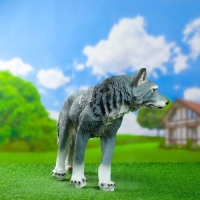 Садовая фигура из полистоуна &laquo;Волк&raquo;, 43&times;21&times;58 см