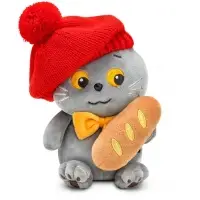 Мягкая игрушка "Кот Басик "Бонжур", 16 см KsE-007