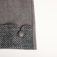 Перчатки женские, безразмерные, без утеплителя, цвет серый Перчатки женские, безразмерные, без утеплителя, цвет серый