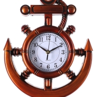 Часы настенные интерьерные &laquo;Якорь&raquo;, плавный ход, 28.5&times;29 см, циферблат d-12.5 см