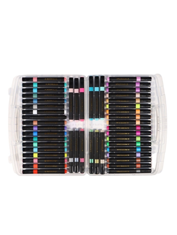 Набор маркеров акриловых 48 цветов в пластиковом пенале