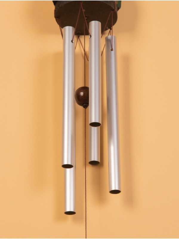 Музыка ветра "Совёнок" дерево, алюминий, 8х8х80 см,