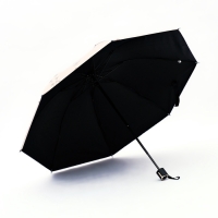 Зонт механический &laquo;Япония&raquo;, эпонж, 4 сложения, 8 спиц, R = 48/55 см, D = 110 см, цвет МИКС