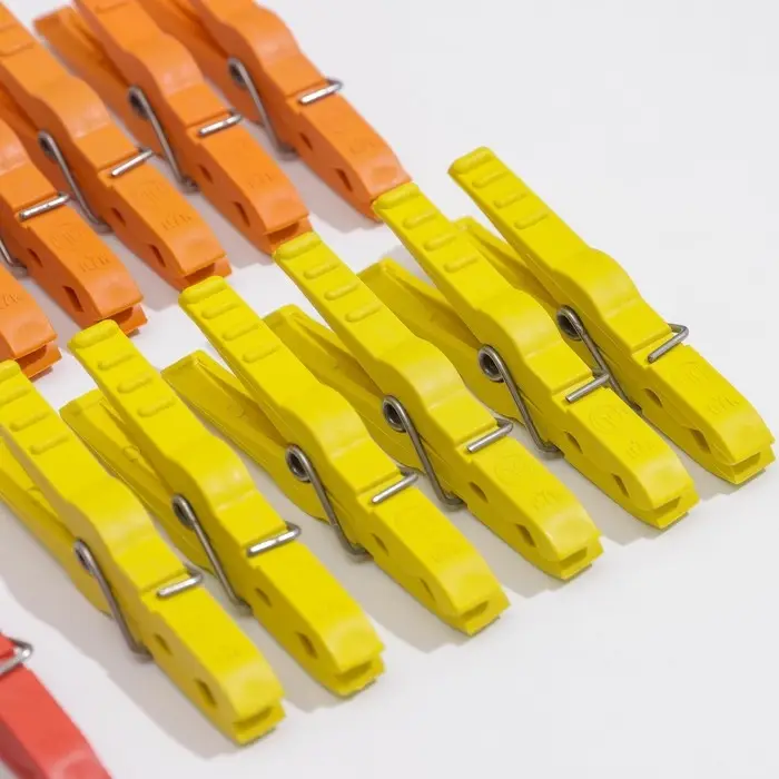 Прищепки бельевые &laquo;Кубаночка&raquo;, 8 см, 20 шт, цвет МИКС