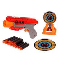 Бластер «Ротор», стреляет мягкими пулями, в комплекте с мишенью, цвета МИКС Бластер «Ротор», стреляет мягкими пулями, в комплекте с мишенью, цвета МИКС