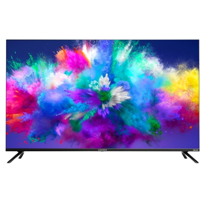 Телевизор QLED MAUNFELD MQT50USD03, 50",3840x2160,DVB/T2/C/S2,HDMI 3,USB 2,Smart TV,чёрный