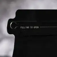 Пакет восьмишовный с замком, чёрный,17.5 х (19.5&times;22.5) х 4.5