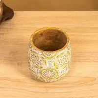 Стакан "Звёзды" 10х10х10 см, дерево