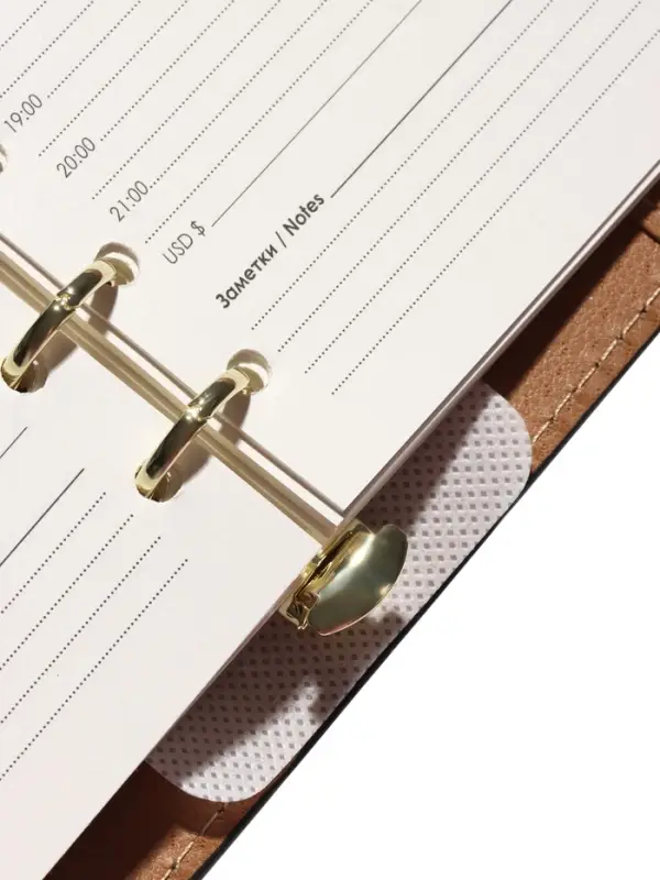 Органайзер на кольцах, C6, с клапаном, 80л, линия, к/зам, Черный