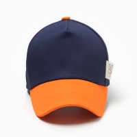 Кепка детская KAFTAN р.52-54 синий/оранжевый