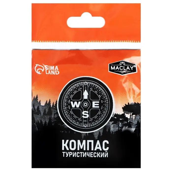 Компас Maclay, жидкостный, d=4 см