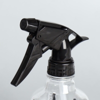 Распылитель парикмахерский, 250 мл, чёрный, прозрачный