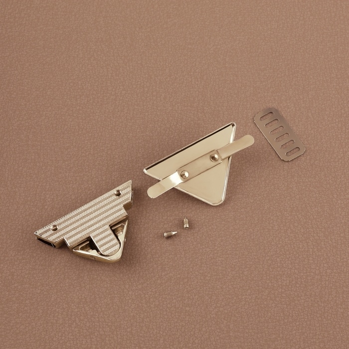 Застёжка для сумки, 4,5 &times; 2,9 см, цвет золотой