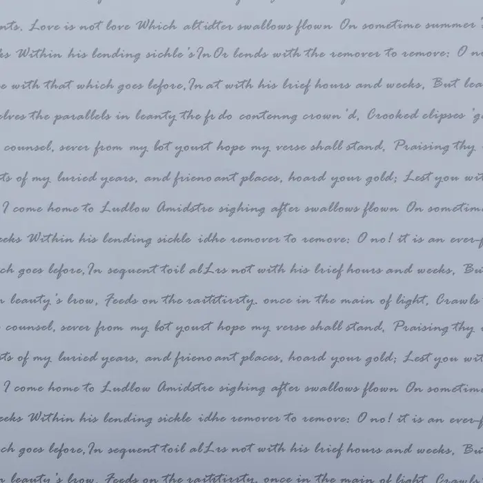 Пленка для цветов &laquo;Послание&raquo;, белый, 58 см &times; 58 см