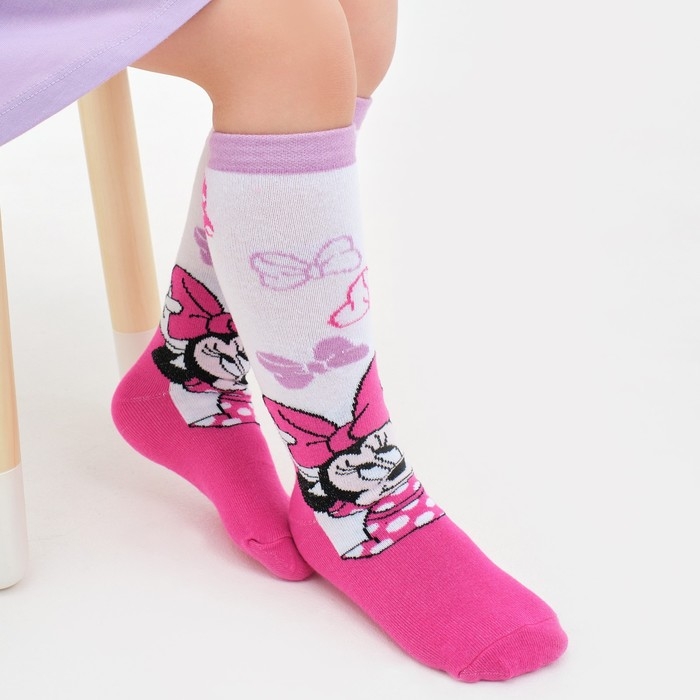 Гольфы Дисней &laquo;Кокетка&raquo;, цвет розовый, 18-20 см