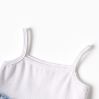 Сарафан Крошка Я Муслин, рост 86-92 см, голубой