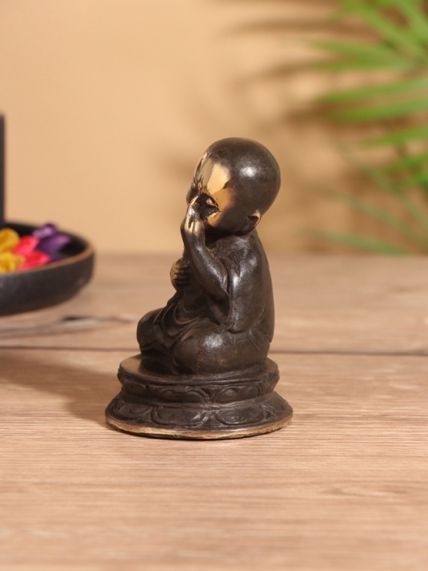 Сувенир бронза "Монах" 6х6х9 см
