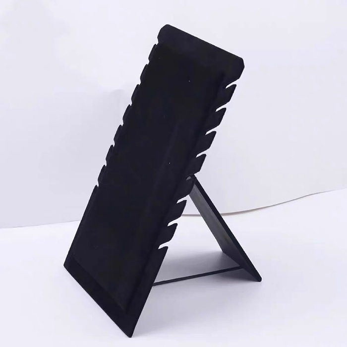 Подставка под кулоны, цепи, 8 мест, 19,5&times;2&times;28,8, цвет чёрный