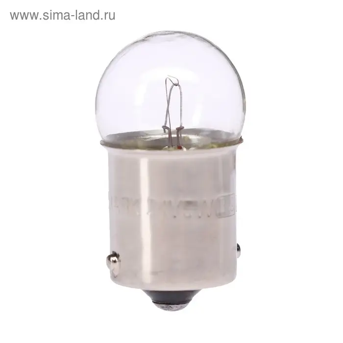 Лампа автомобильная Маяк, R=5W, 24 В, (BA15S)