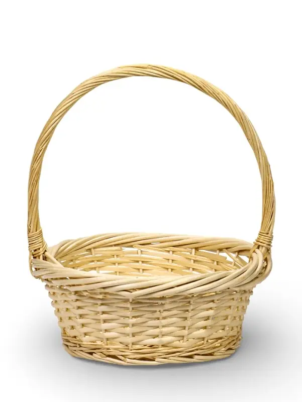 Набор корзин 3 шт, 36х36х14, 30х30х13, 23х23х7  лоза белый