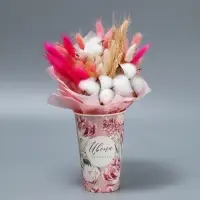 Стакан для цветов &laquo;Цветы&raquo;, 350 мл