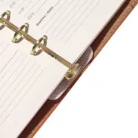 Органайзер на кольцах, A5, с клапаном, 80л, линия, к/зам, Оражевый