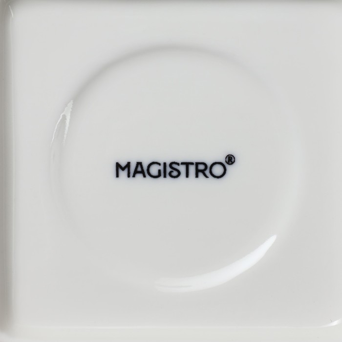 Блюдо фарфоровое Magistro &laquo;Сюита&raquo;, d=30,5 см, цвет белый