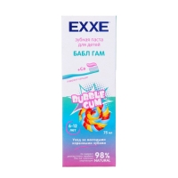 Детская зубная паста EXXE с кальцием "Бабл гам", 75 мл Детская зубная паста EXXE с кальцием "Бабл гам", 75 мл